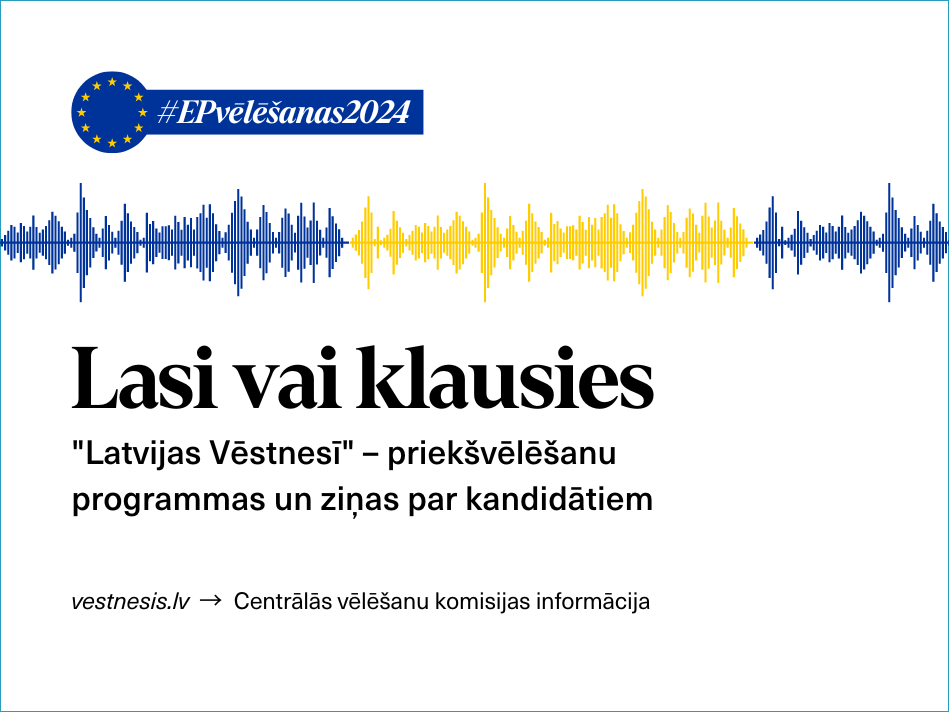 Jaunums! "Latvijas Vēstnesī" publicētās priekšvēlēšanu programmas var arī klausīties  