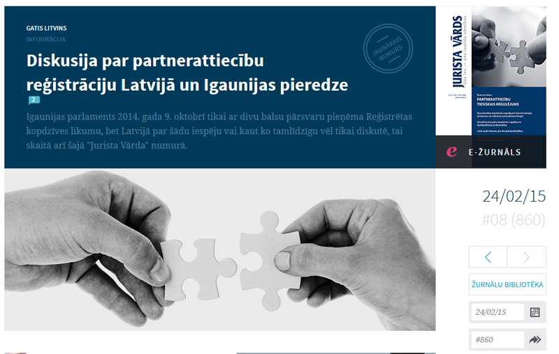 Partnerattiecību tiesiskais regulējums: kādu ceļu izvēlēsies Latvija? 