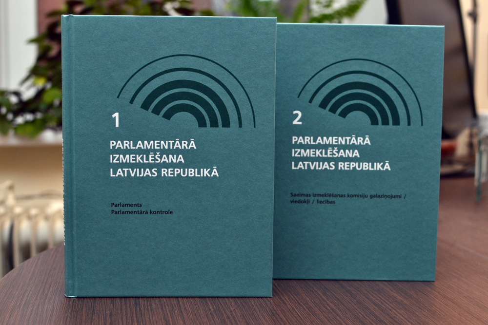Par parlamentāro izmeklēšanu Latvijas Republikā − liecības, fakti un viedokļi divās grāmatās