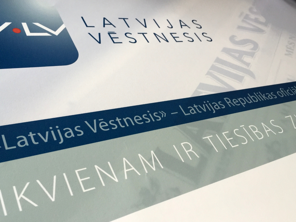 Valdība uzklausījusi un atbalstījusi ziņojumu par “Latvijas Vēstneša” lomu Latvijas informatīvajā telpā un tā nākotnes uzdevumiem