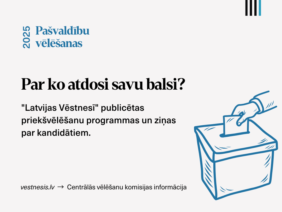 "Latvijas Vēstnesī" publicēti pašvaldību vēlēšanu kandidātu saraksti un programmas   