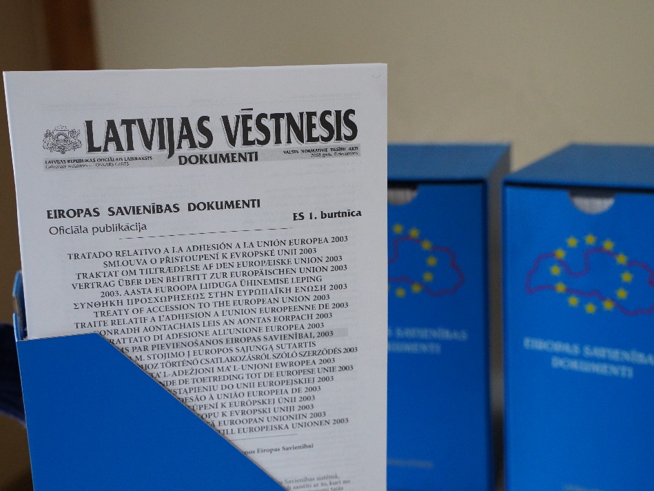 Latvijai ES un NATO – 20! "Latvijas Vēstnesis" piedāvā tematiskas iespējas